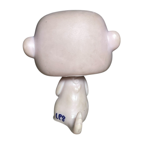 Littlest Pet Shop Dusty Pink Meerkat #1564 Teal Cyan Dot Eyes LPS - Picture 2 of 8